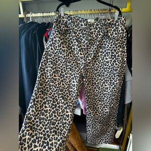 REFORMATION Leopard Print Pants 🐆